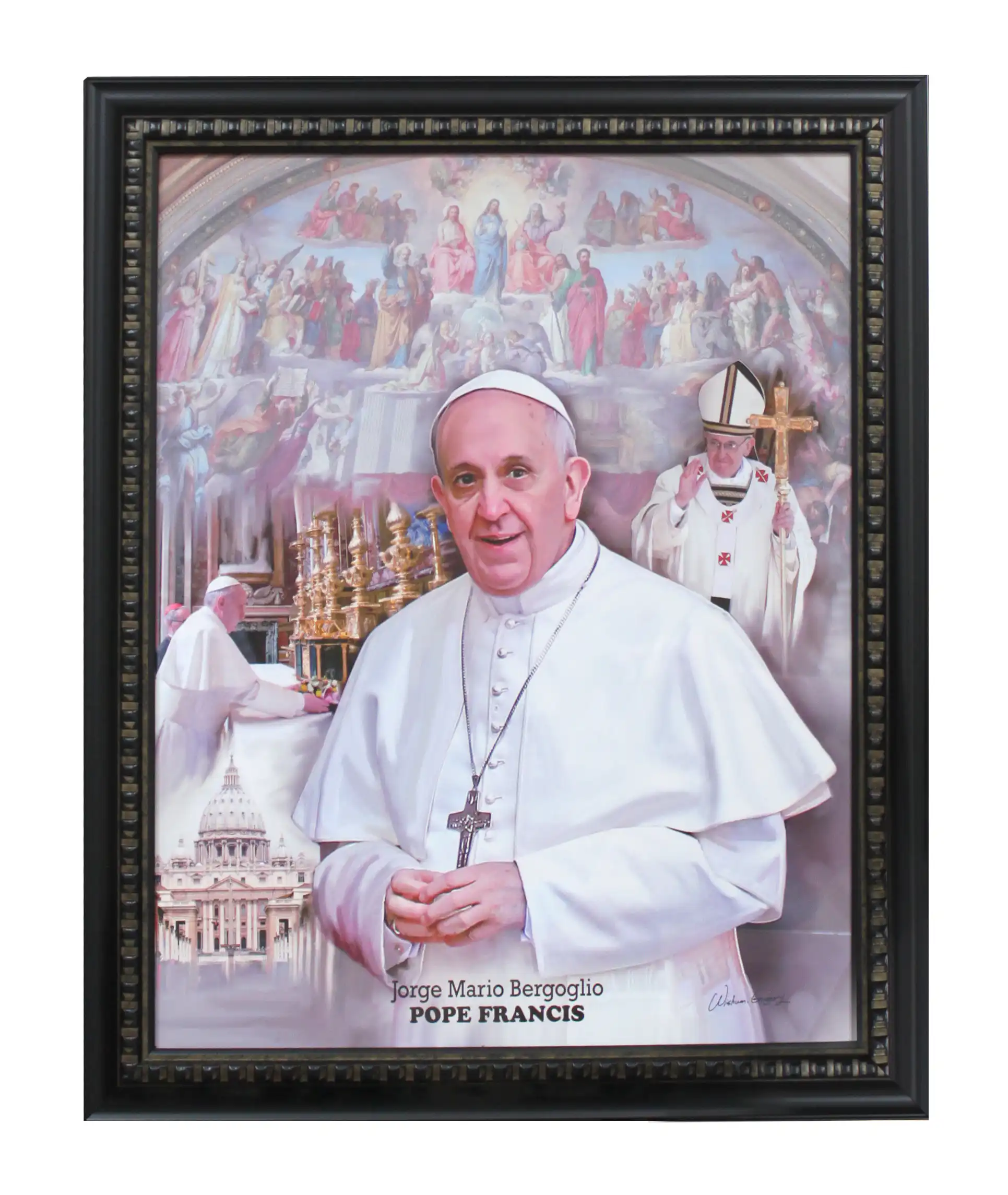 Framed Print of Pope Francis