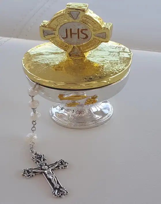 First Holy Communion Chalice Rosary Holder